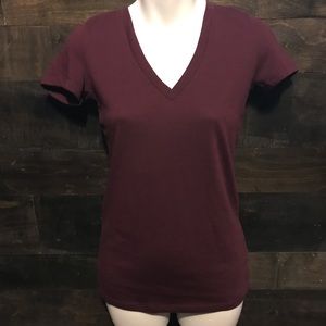 NWOT Victoria’s Secret Pink V-neck Tee XS